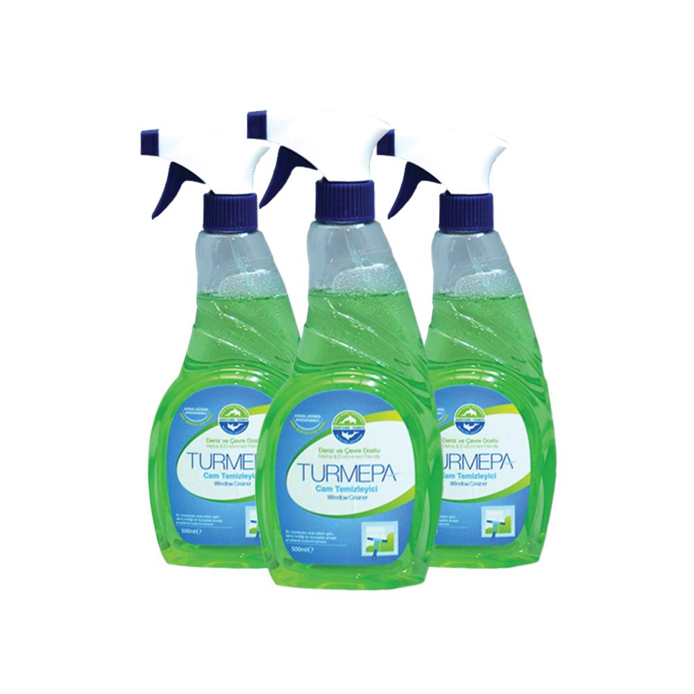 Turmiba Glass Cleaner - 3 Pack - Streak-Free Shine