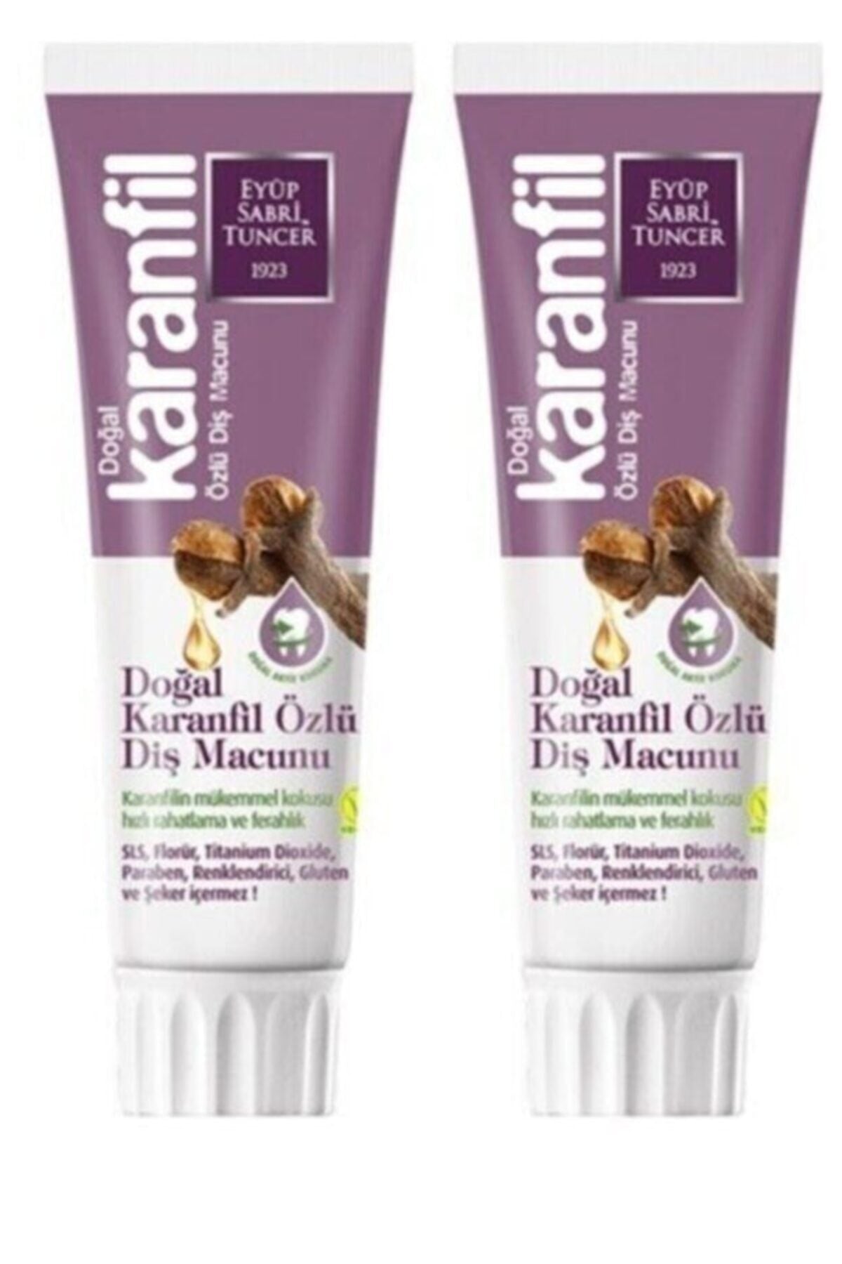 معجون أسنان منعش ومبيض بالقرنفل - عبوة مزدوجة