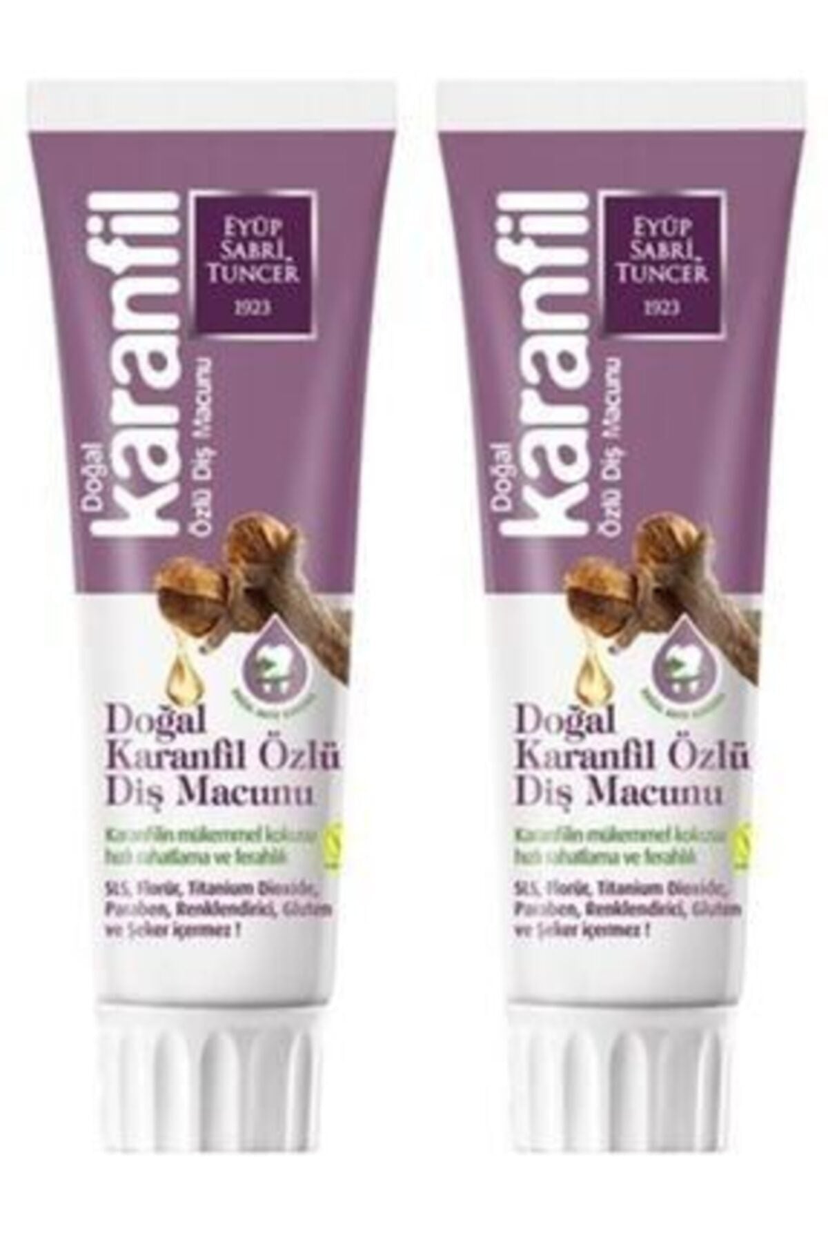 معجون أسنان بخلاصة زيت القرنفل الطازج - عبوة مزدوجة