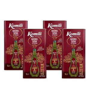 زيت زيتون كوميلي البكر الممتاز في علبة معدنية طبيعية