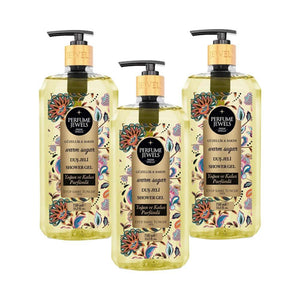 جل استحمام سكر دافئ من أيوب صبري تونجر - 3 عبوات للاسترخاء والعناية