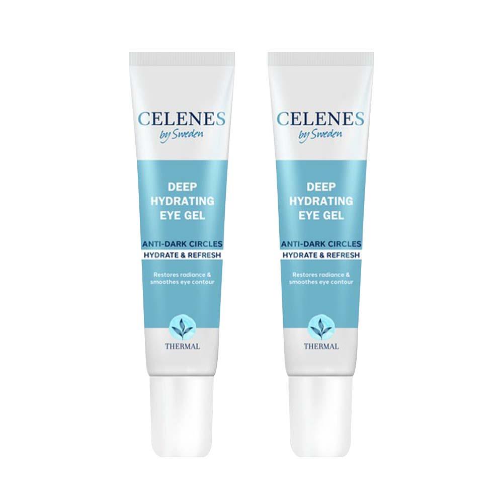 جل العيون الحراري المرطب العميق - عبوة سيلينيس المزدوجة