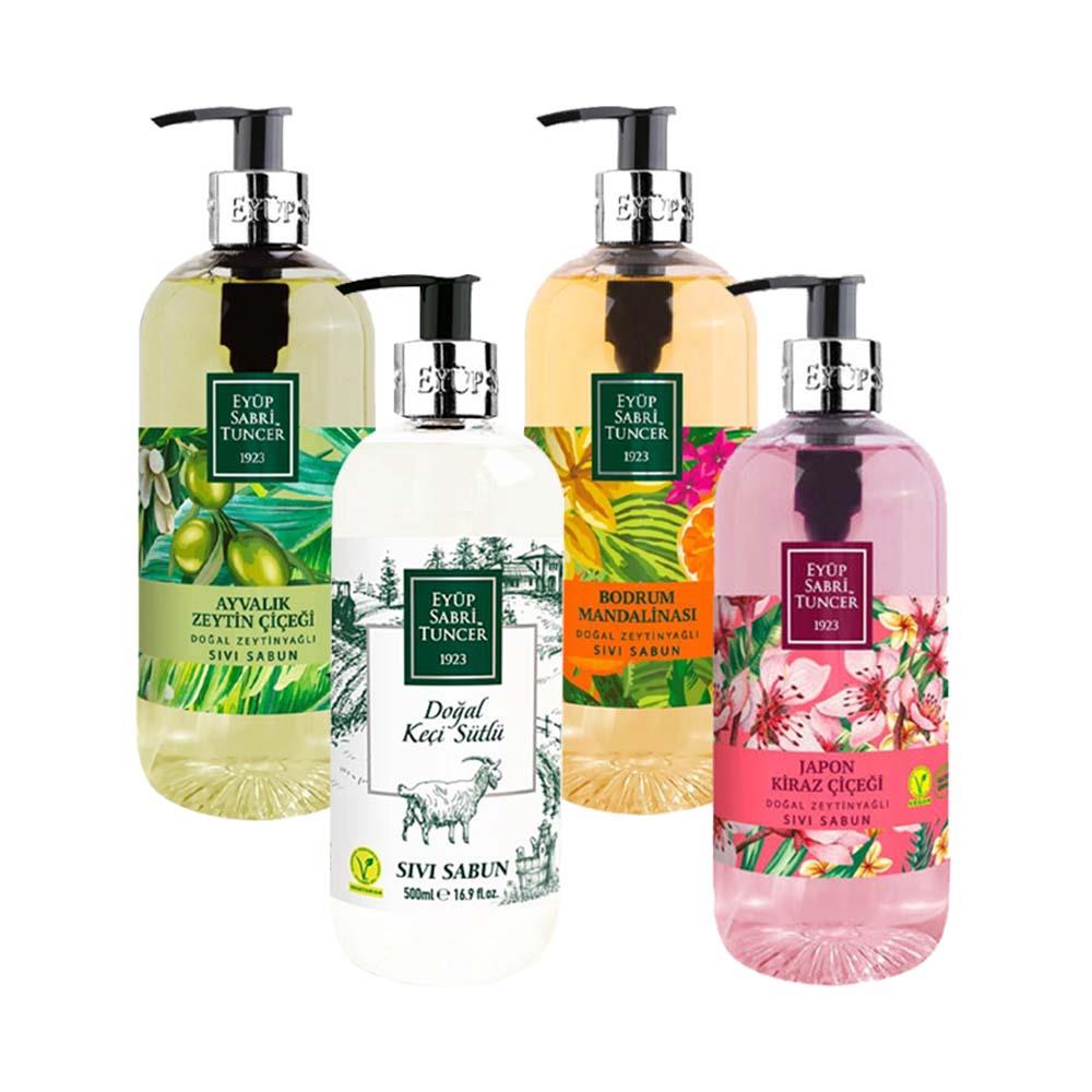 صابون سائل برائحة منعشة للعائلة - عبوة من 4