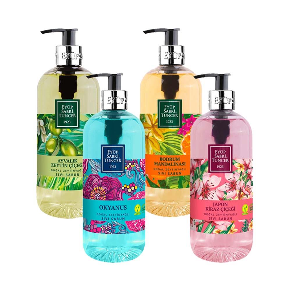 صابون سائل للحمامات برائحة منعشة - 4 عبوات