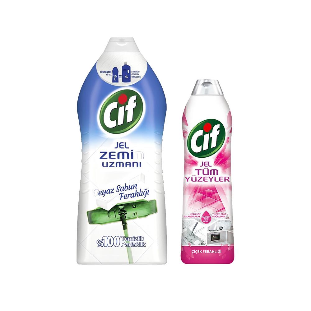 White Soap & Fresh Flowers Scented Cif Gel Cleaner