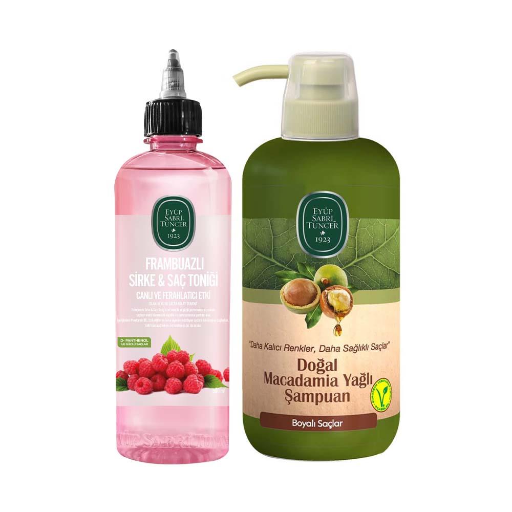 Strawberry Apple Cider Vinegar Hair Rinse & Macadamia Shampoo