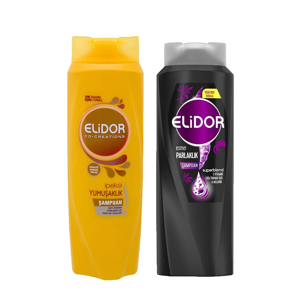 Elidor Super Long Silk Shine Black Hair Shampoo
