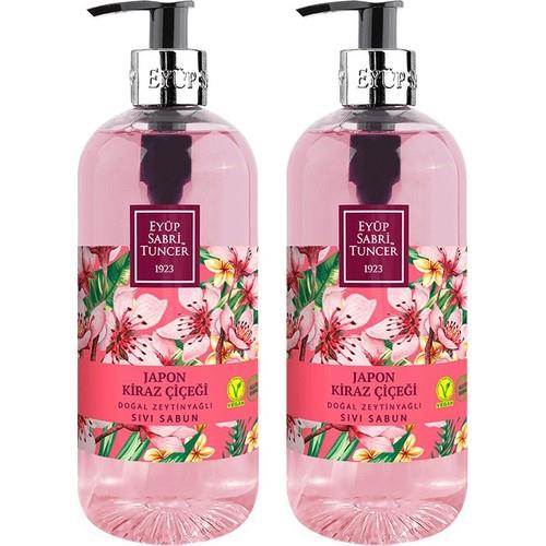 ثنائي صابون اليدين السائل الفاخر بزهر الكرز الياباني 500 مل