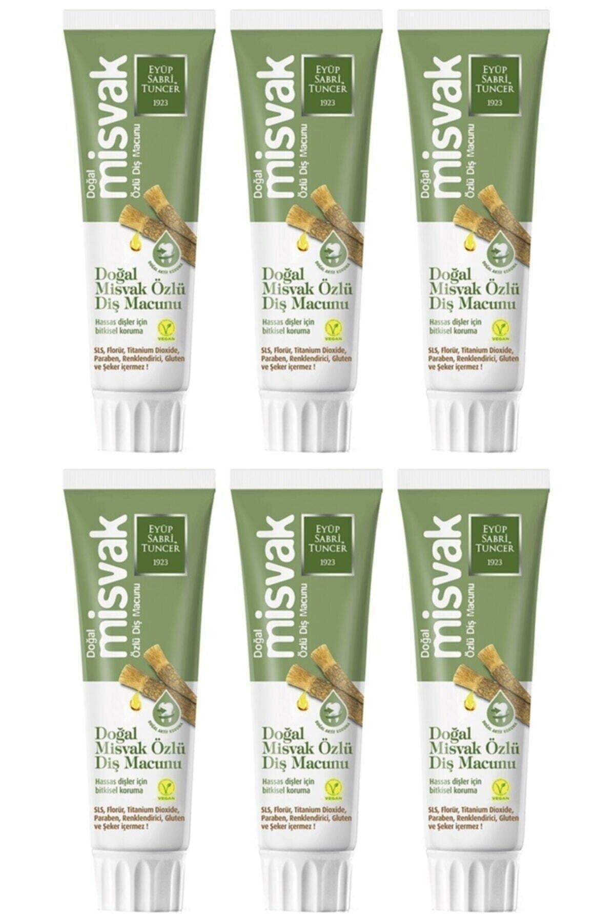 معجون أسنان طبيعي بالمسواك لتبييض الأسنان وتقوية اللثة