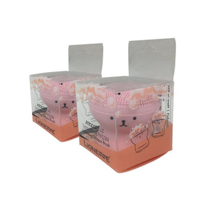 Leenus Octopus Face Brush - Light Pink - 2 Pack