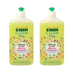 Organic Baby Bottle & Nipple Cleaner - Twin Pack