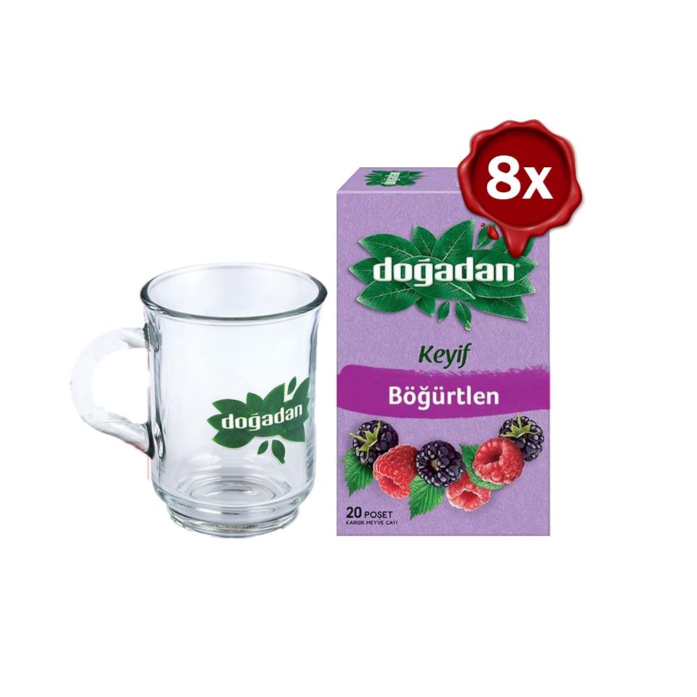 شاي دوغان بيري بالفاكهة: استرخاء وطاقة