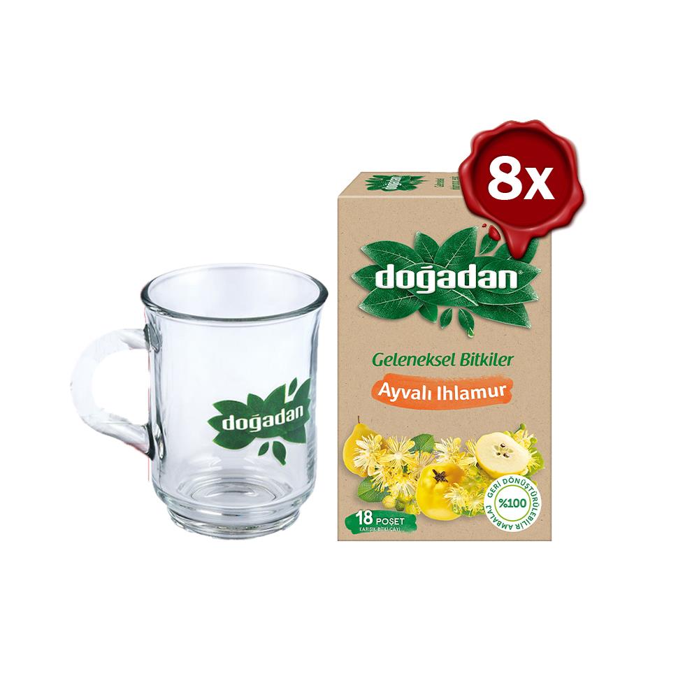 شاي براعم الليمون من دوجادان مع كوب هدية للاسترخاء