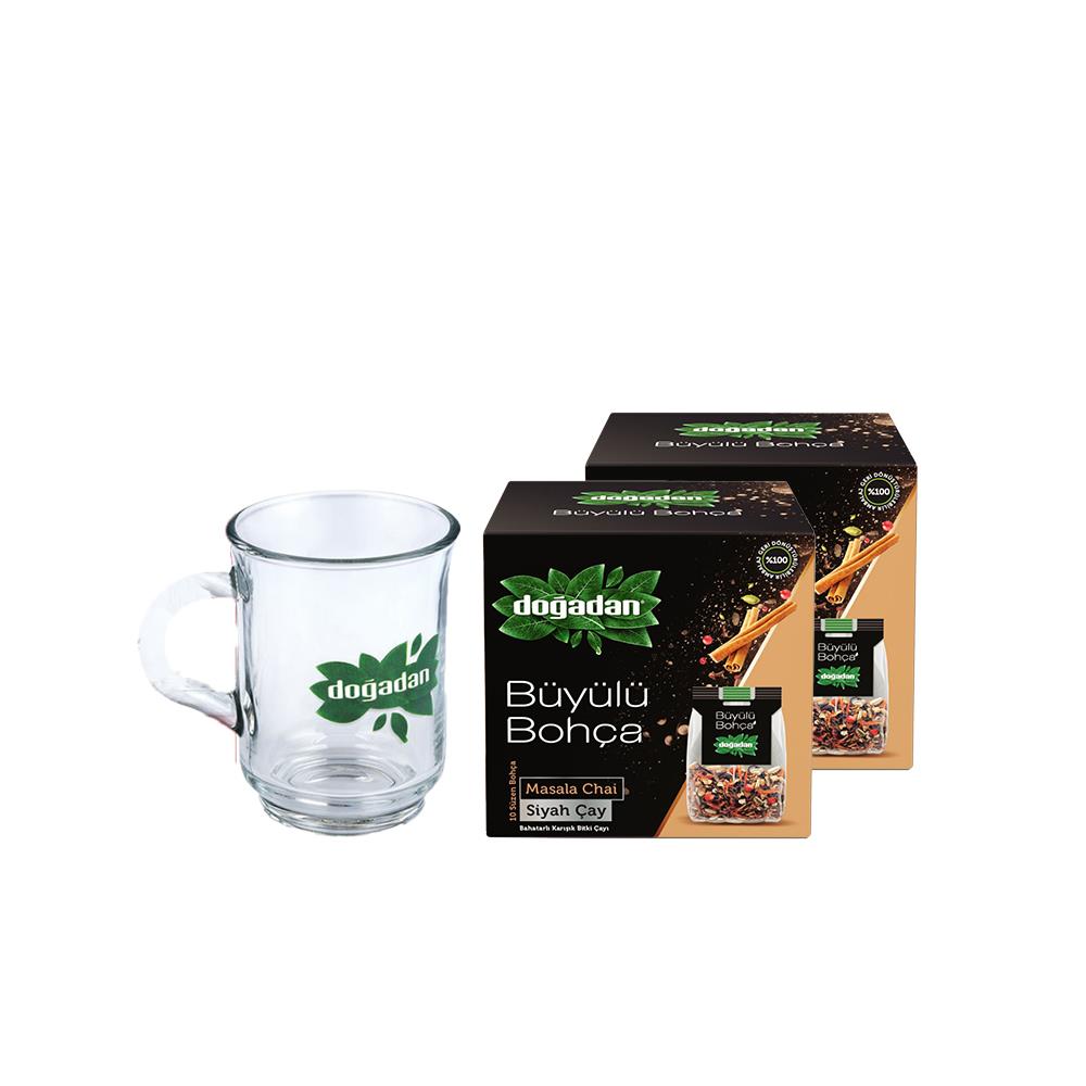 شاي ماسالا السحري من Dogadan مع كوب هدية