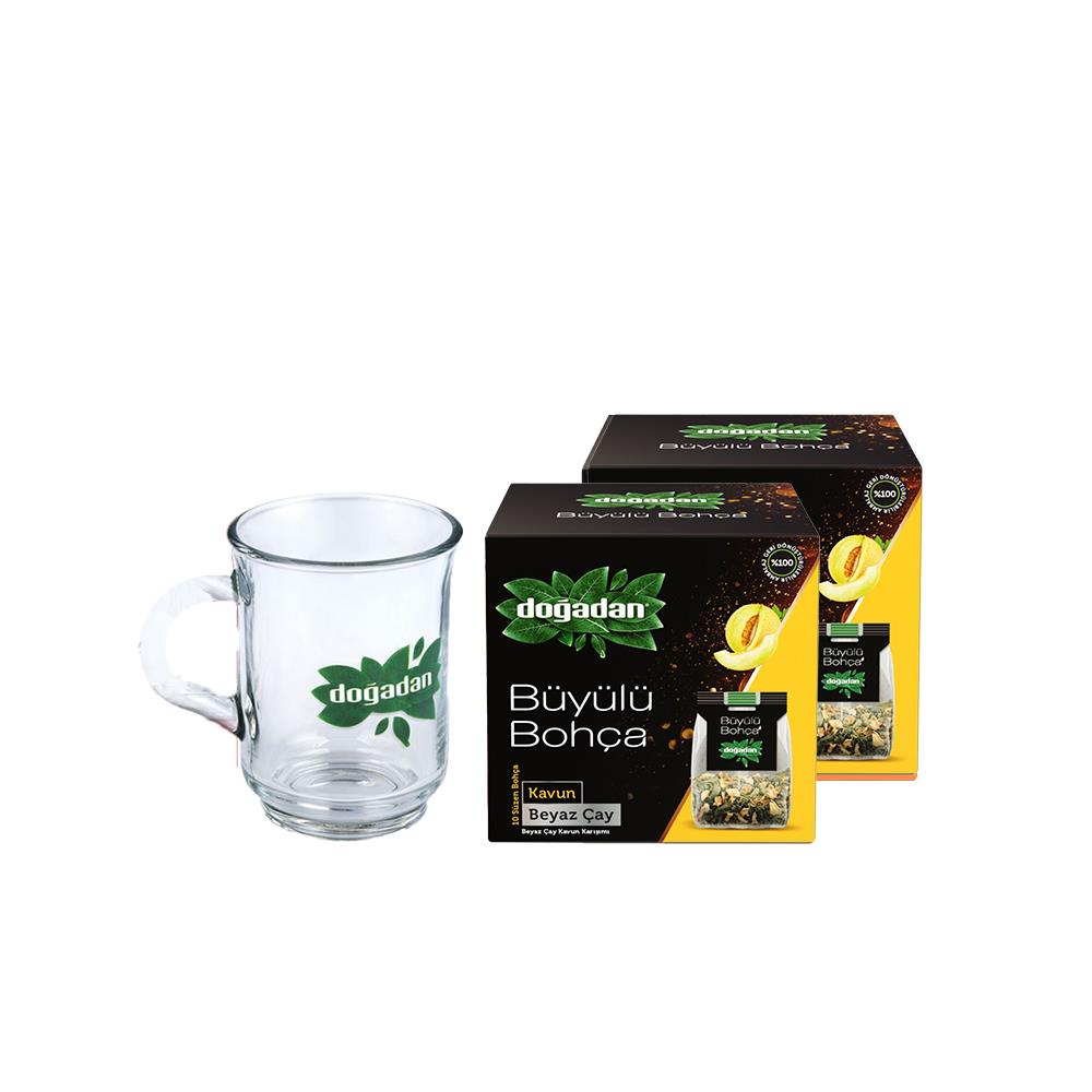 مجموعة هدايا شاي ماجيك واكس الأبيض للاسترخاء