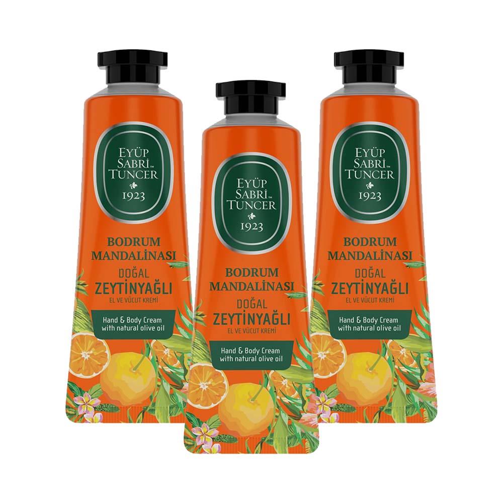 Mandarin-Scented Body Moisturizer Trio - Bodrum