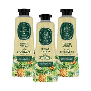 Hawaii Pineapple Hand & Body Nourishing Cream - 3-Pack