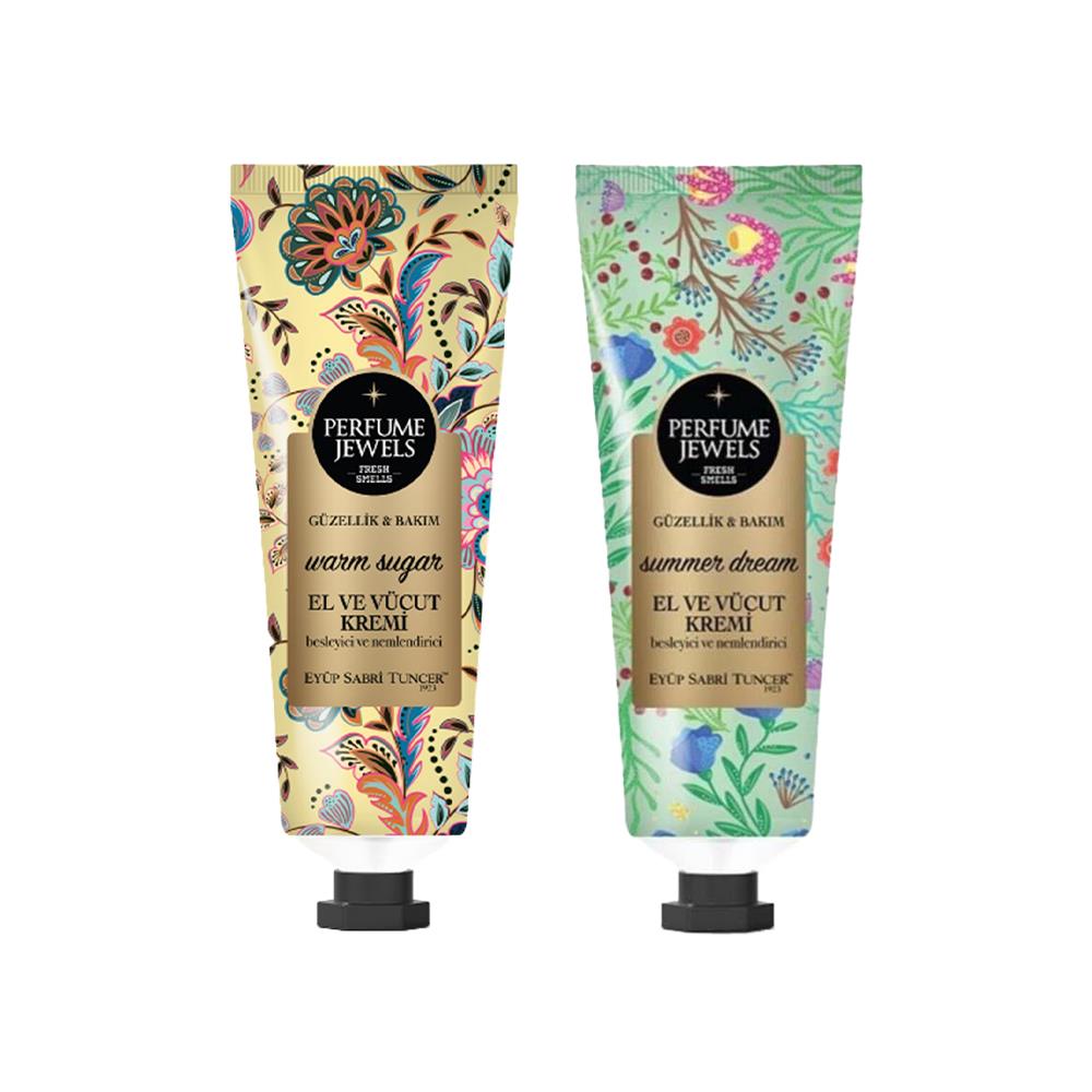 كريم مرطب عميق لليدين والجسم بعبق السكر الدافئ