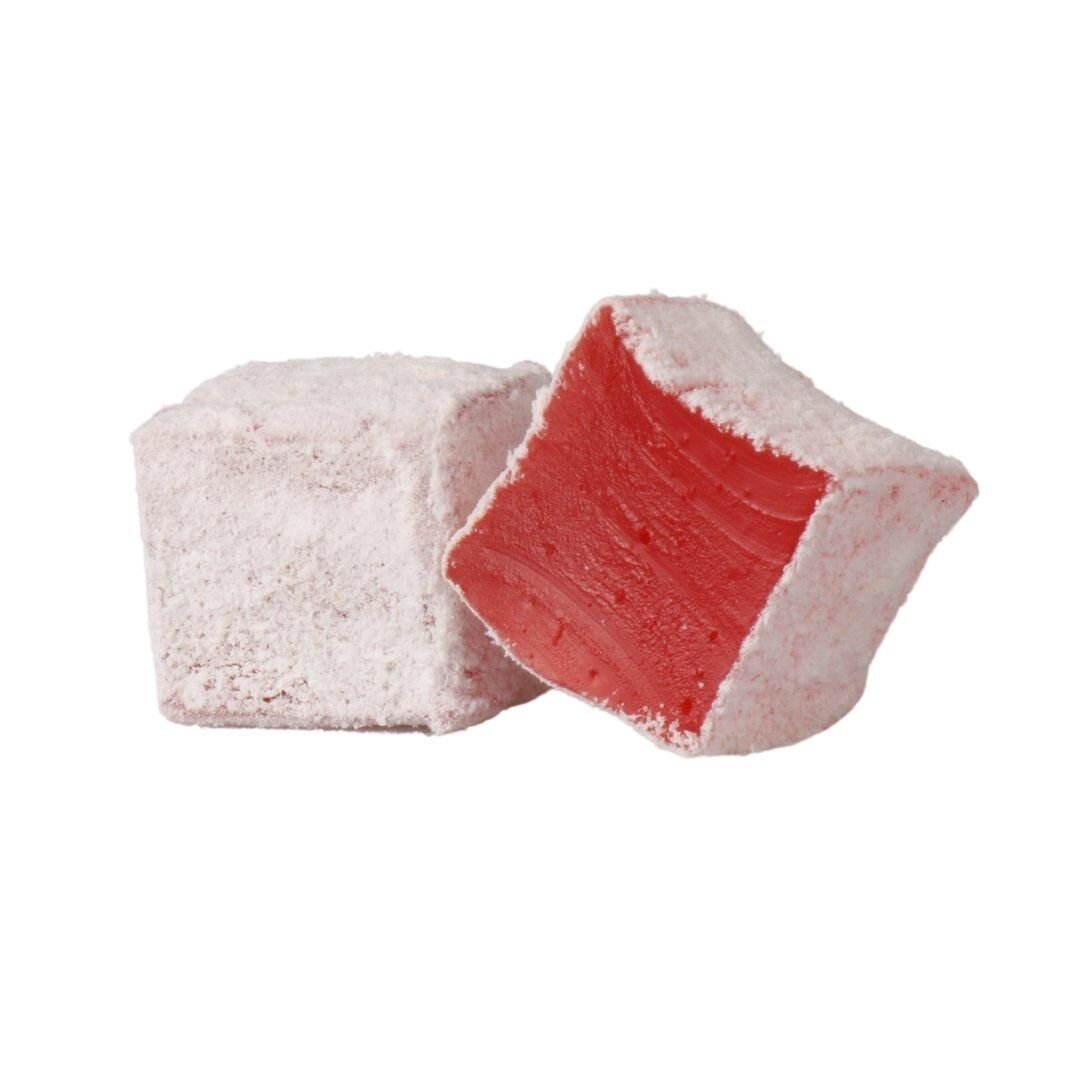 جوللو لوكوم راحة الحلقوم التركية الفاخرة بنكهة الورد علبة هدية