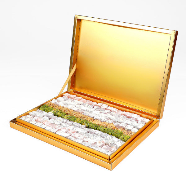 Golden Box Double Roasted Turkish Delight 1100g