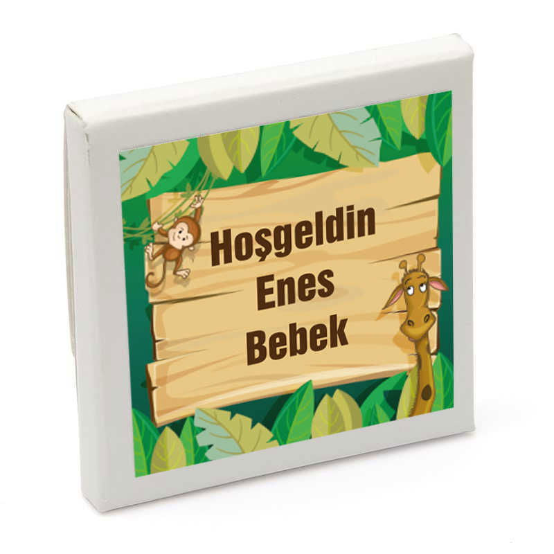 Baby Boy Candy Box: 40 Delicate Turkish Delights + Mini Fruit Delights