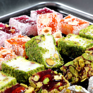 Mixed Double Roasted Turkish Delight (Metal Box)