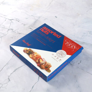 Mixed Nut Double Roasted Turkish Delight (500g) - Colorful Box