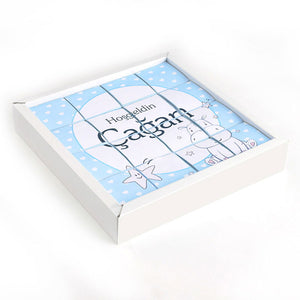 Printed Label Baby Boy 16-piece Puzzle Double-Roasted Delight