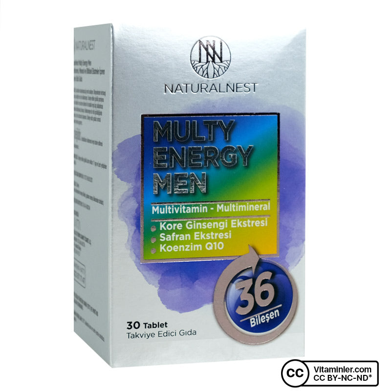 Multy Energy للرجال 30 قرصًا
