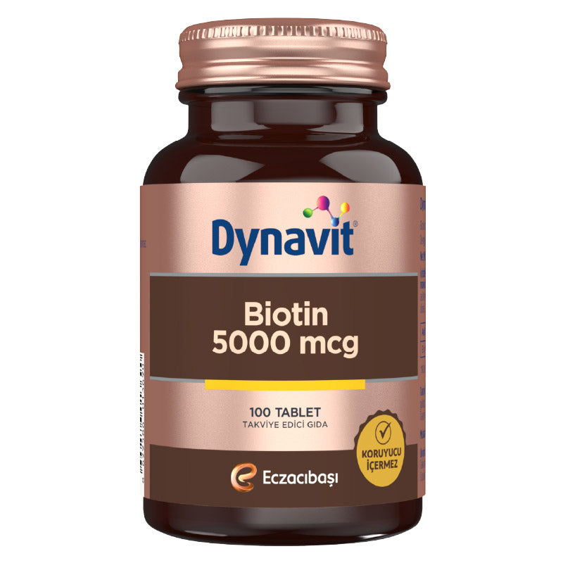 البيوتين 5000 مكجم 100 قرص