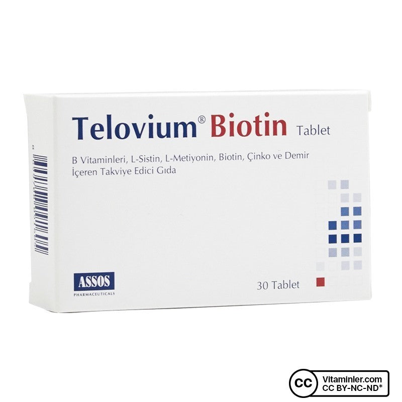 Telovium Biotin 30 أقراص
