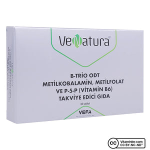 B-Trio ODT B12 + ميثيل فولات + B6 30 قرص