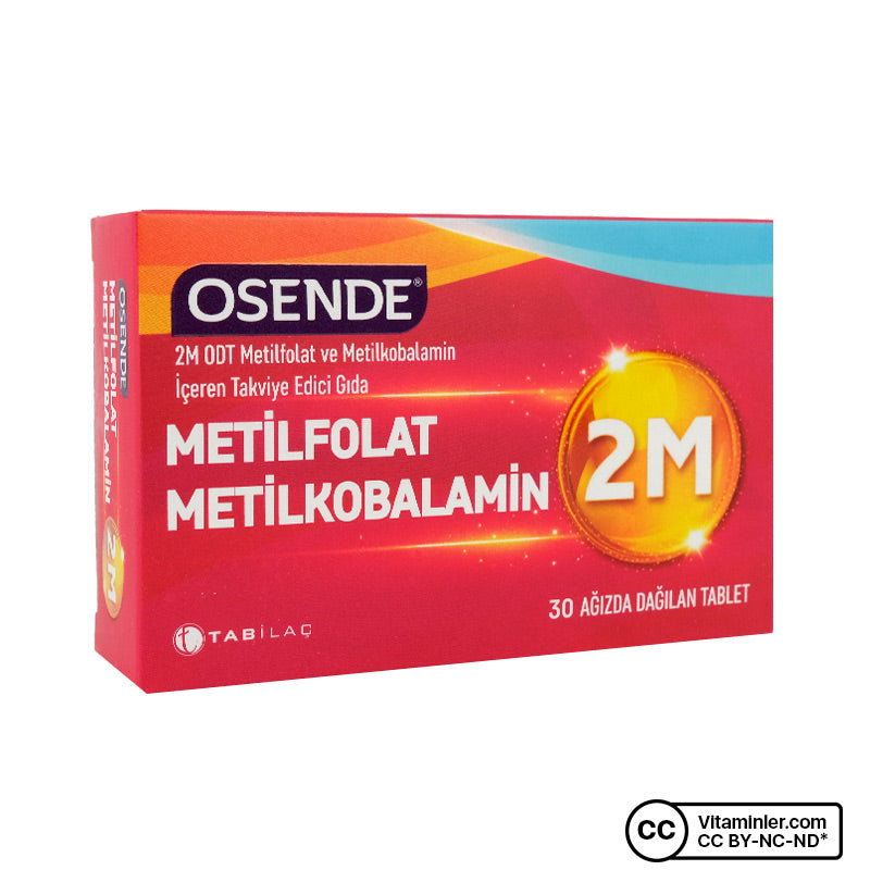 2M Methylfolate + Methylcobalamin 30 Tablets
