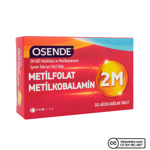 2M Methylfolate + Methylcobalamin 30 Tablets