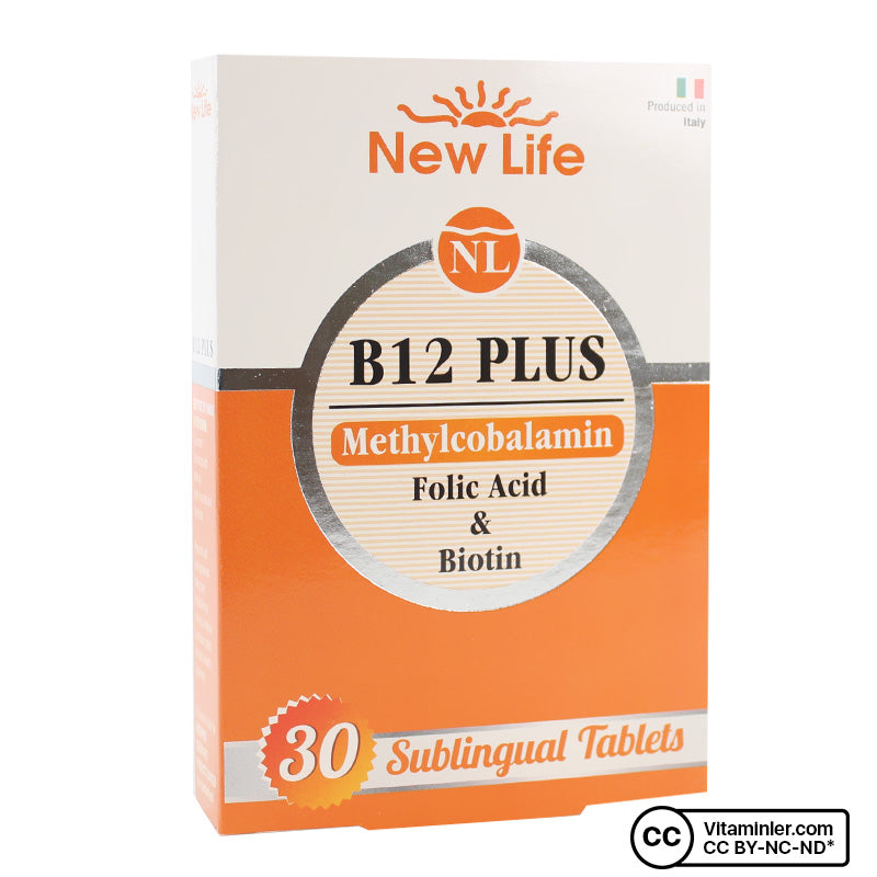 B12 بلس تحت اللسان 30 قرصًا