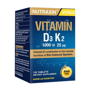 فيتامين D3 + K2 عدد 120 قرص