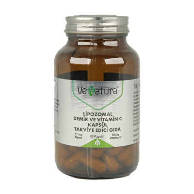 Venatura Liposomal Iron & Vitamin C 60 كبسولة