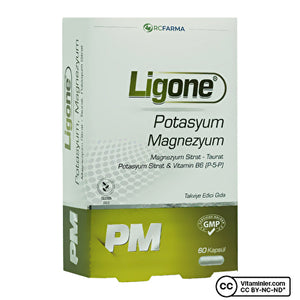 Ligone بوتاسيوم مغنيسيوم 60 كبسولة