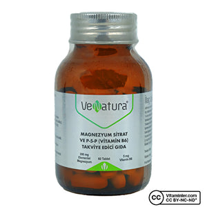 Venatura Magnesium Citrate & P-5-P (Vitamin B6) 60 قرص