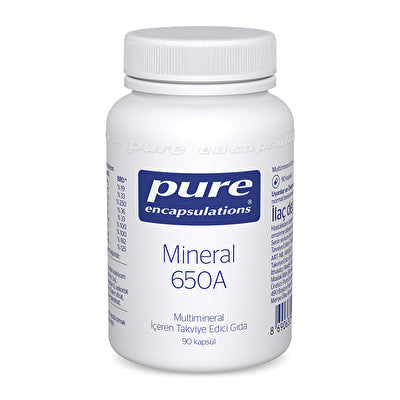 Pure Encapsulations Mineral 650A 90 كبسولة