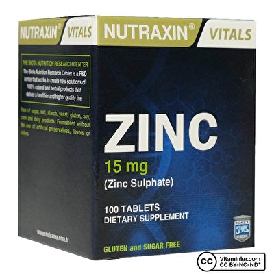 Nutraxin كبريتات الزنك 100 قرص