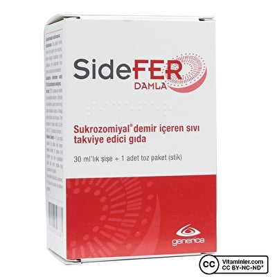 SideFER قطرات الحديد سكروزوميال 30 مل