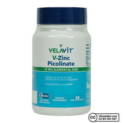 Velavit V-Zinc Picolinate 30 كبسولة