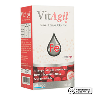 Allergo VitAgil Fer Iron Drops 30 mL