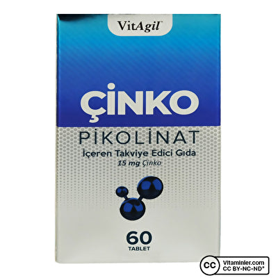 Allergo VitAgil Zinc Picolinate 60 Tablets
