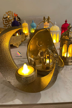 Set of 3 Ramadan City Lanterns and Wedding Decorations - Home/Office/Islamic/Eid Gift