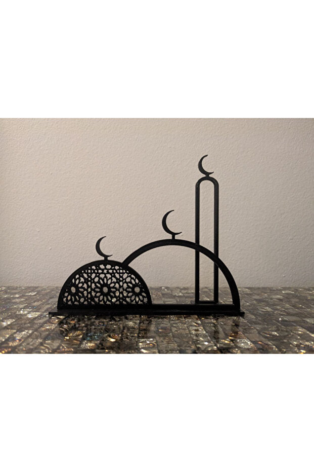 Mosque Figurine Decorative Table Ornament - Elegant Islamic Trinket Special for Ramadan
