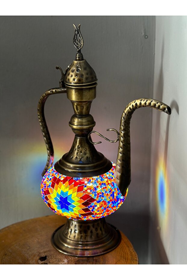 Authentic Handmade Mosaic Lampshade Table Lamp (Bulb Included)