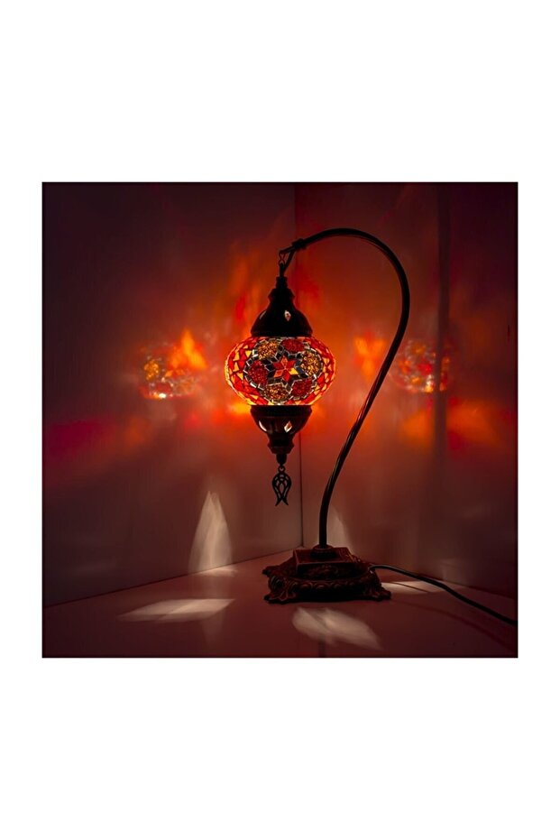 مصباح الفسيفساء / ثريا الفسيفساء - مصباح ديكور عنق البجعة (طراز B)