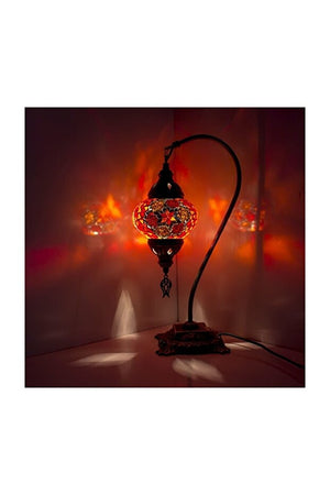 مصباح الفسيفساء / ثريا الفسيفساء - مصباح ديكور عنق البجعة (طراز B)